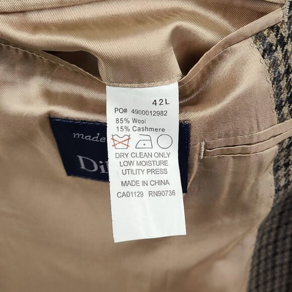 Ralph Lauren 42L Wool Cashmere Blend 3 Button Sport Coat Blazer - Picture 11 of 11